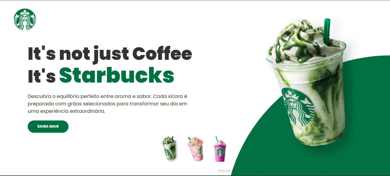 Print do projeto Starbucks